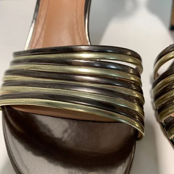 BCBG Maxazria - Brand New - Valai Strappy Metallic Stiletto - Size 8 - Picture 5 of 13